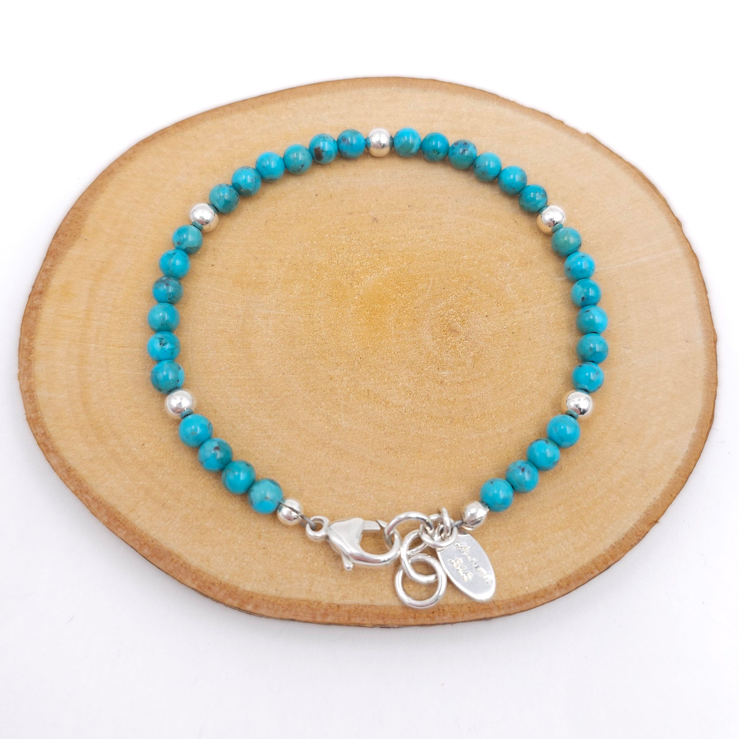 Turquoise beaded bracelet