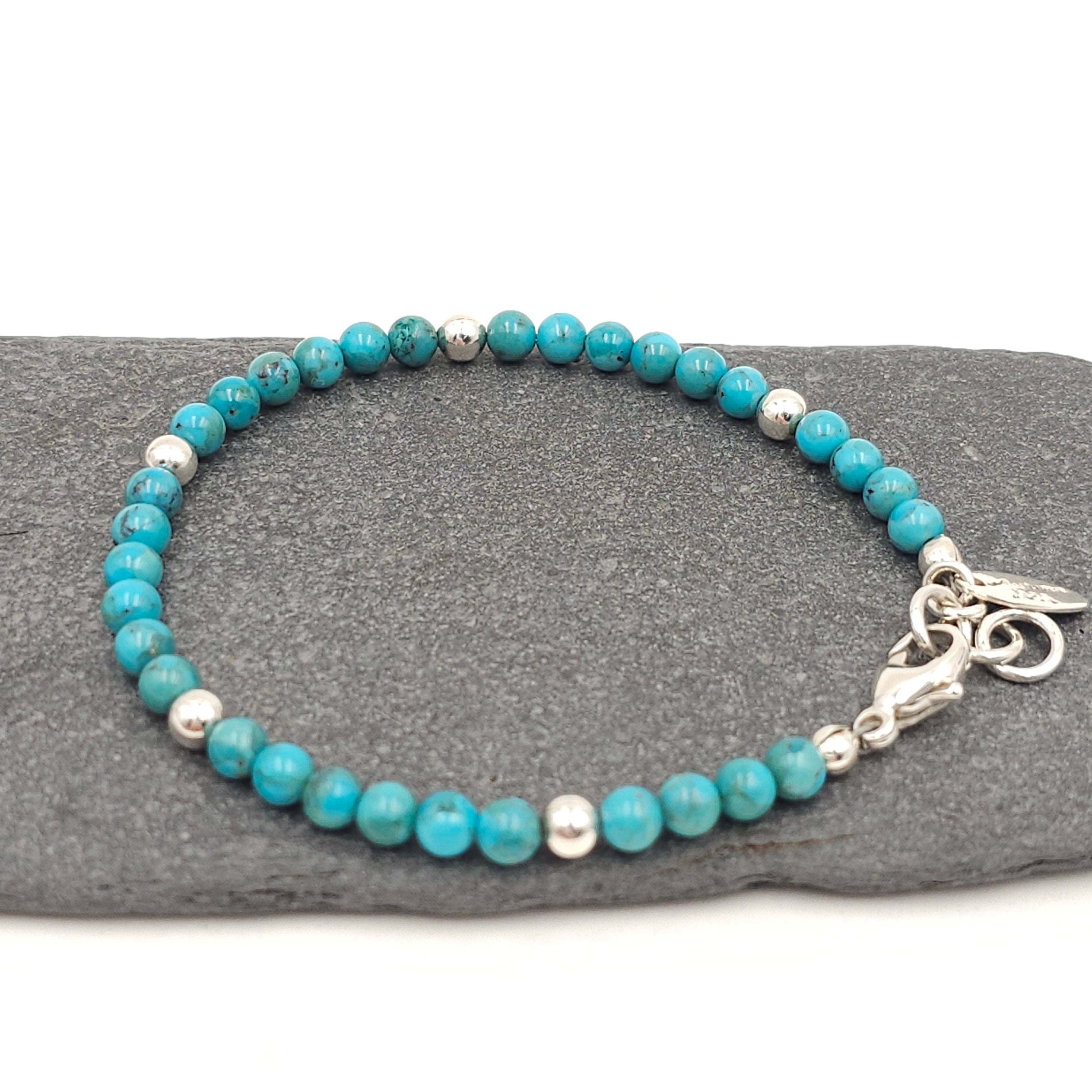 Turquoise beaded bracelet