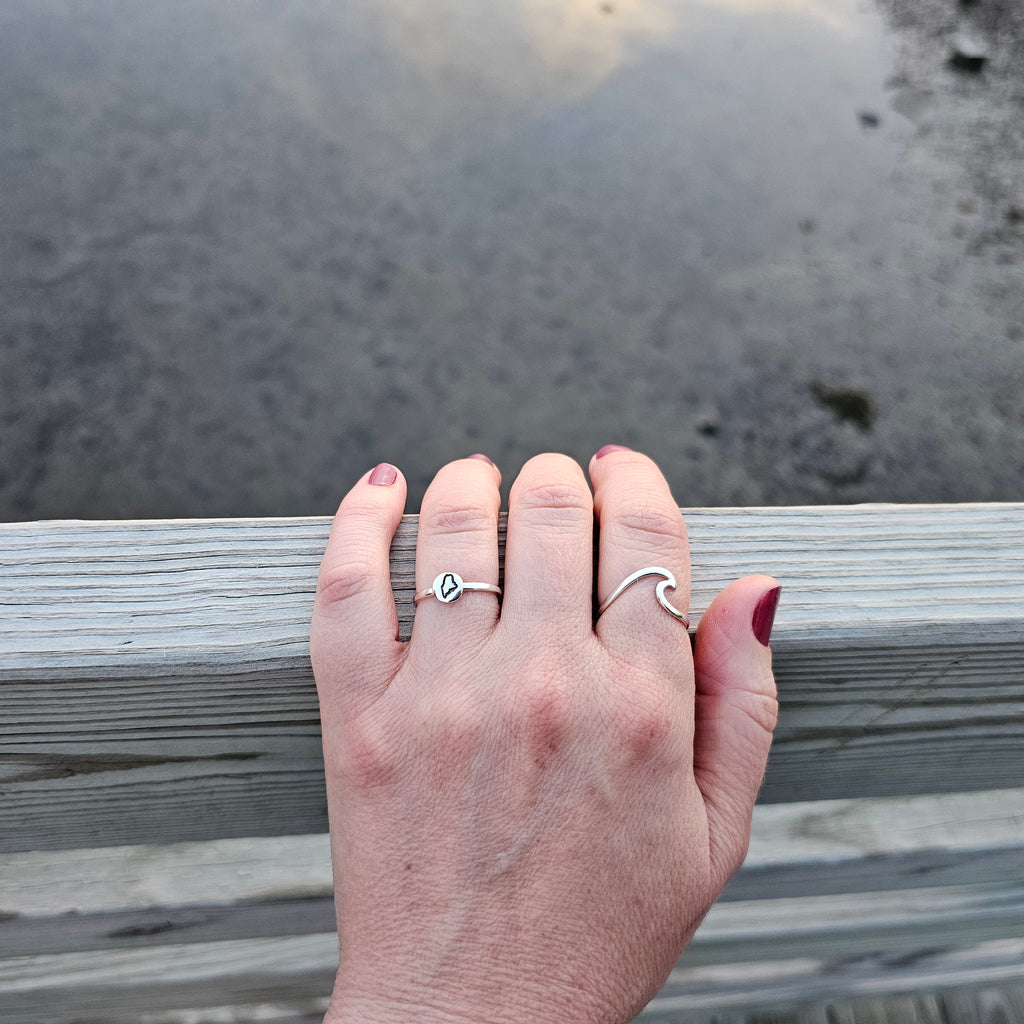 Maine ring sterling silver