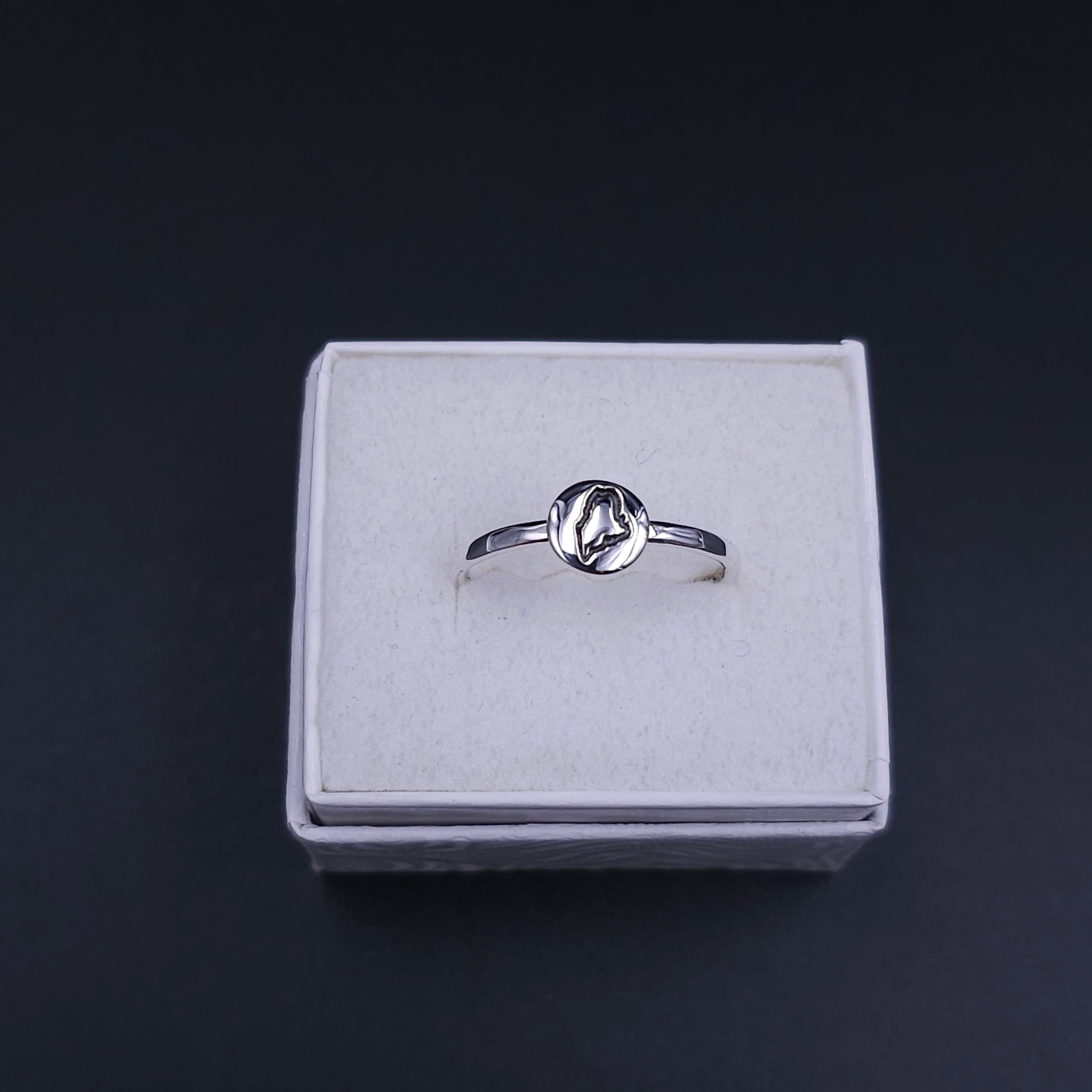 Maine ring sterling silver
