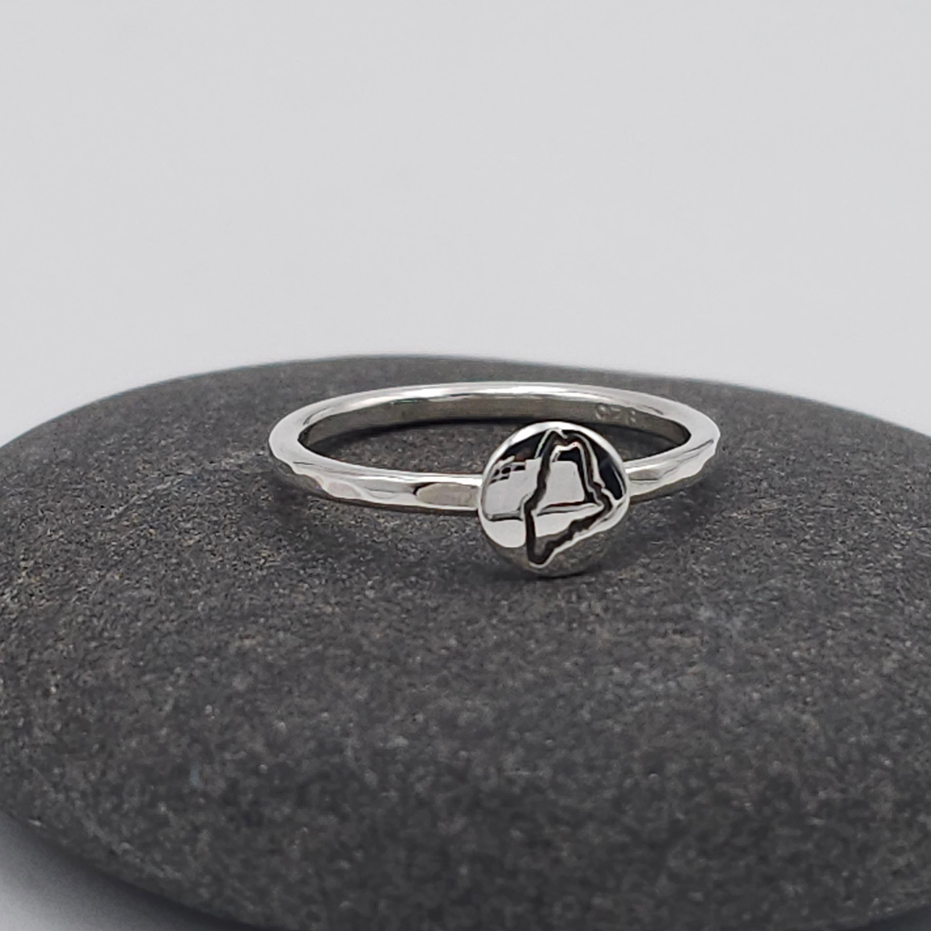 Maine ring sterling silver