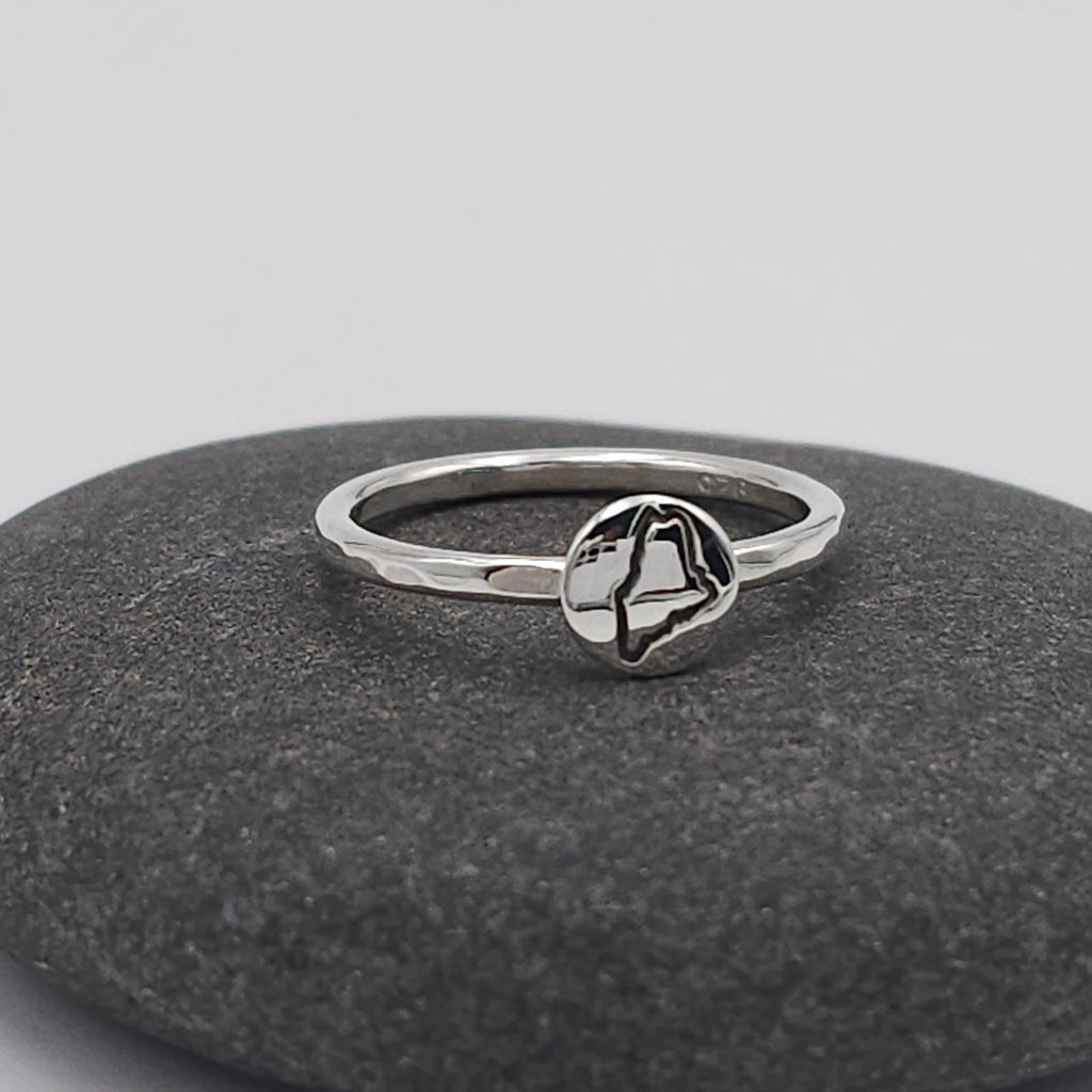 Maine ring sterling silver
