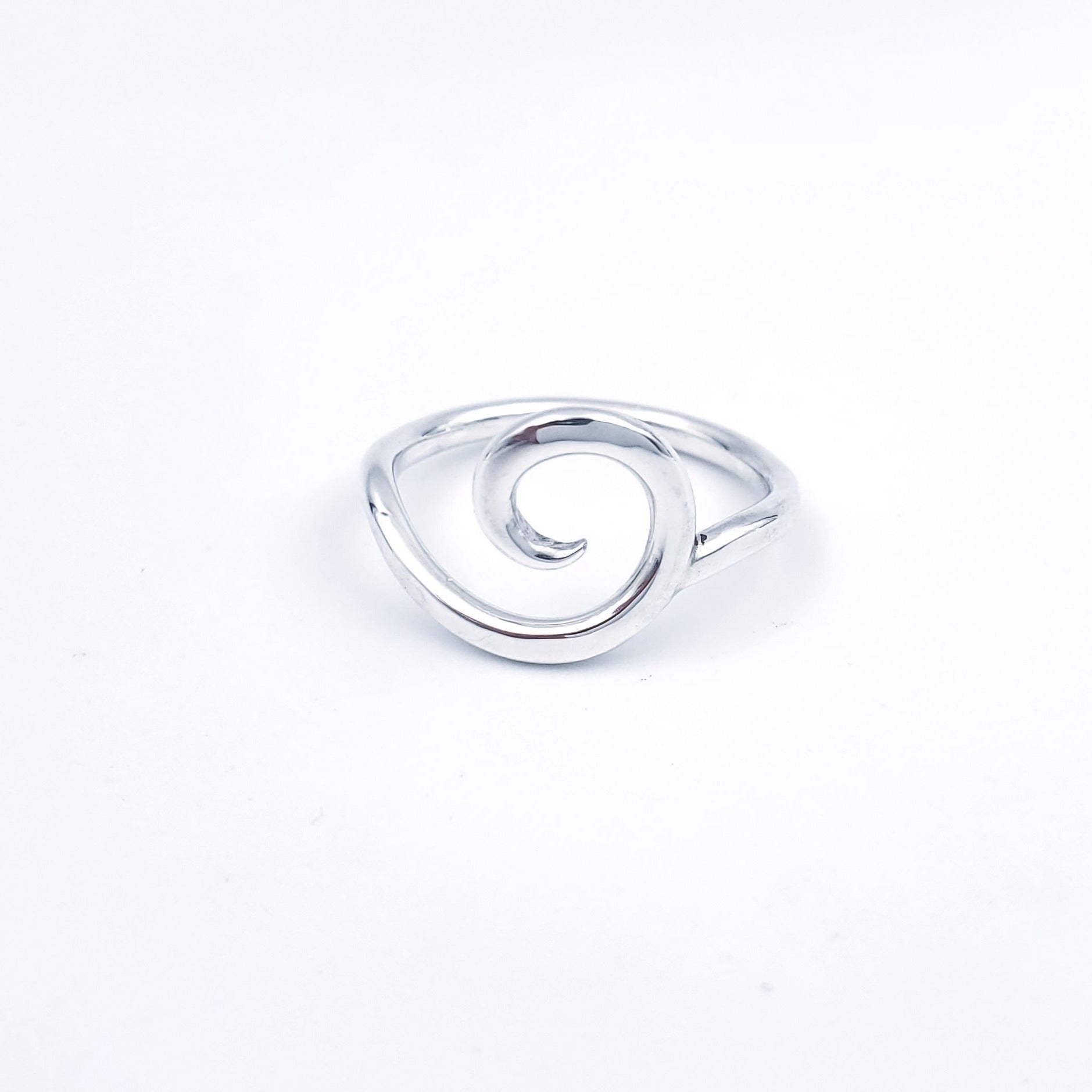 Spiral Ring in Sterling Silver, Spiral Ring, Silver Swirl | Handmade sterling  silver rings, Silver swirl, Silver rings