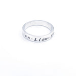 Name ring with names Ian and Liam